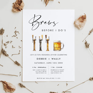 Invitation Boissons avant le dîner de répétition de Je Fait