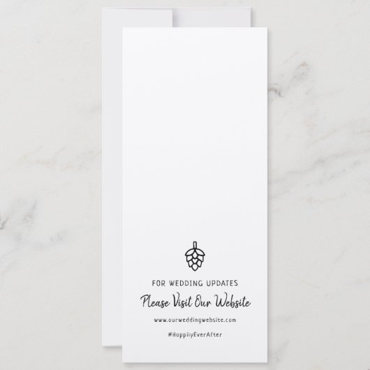 Invitation Boissons avant que je ne fasse la demande au maria (Dos)