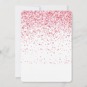 Invitation Boissons de cocktail rose pour soirée (Dos)