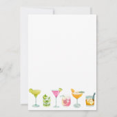 Invitation Boissons de jus d'orange de fruits frais mariage (Dos)