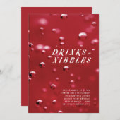 Invitation Boissons et biscuits (Devant / Derrière)