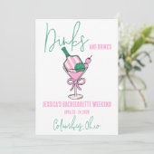 Invitation Boissons et boissons, Pickleball Bachelorette Part (Debout devant)