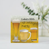 Invitation Boissons pour fête d'anniversaire de tous âges pou (Debout devant)