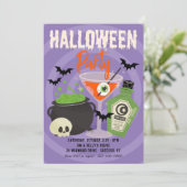 Invitation Boissons pour une fête d'Halloween (Debout devant)