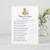 Invitation Boissons tropicales Couple's Shower Trivia jeux (Debout devant)