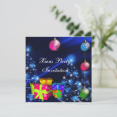 Invitation Boîtes de fête de Noël Xmas (Debout devant)