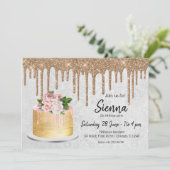 Invitation Boites de gâteau Mariage d'anniversaire (Debout devant)