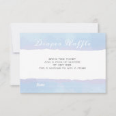 Invitation Boîtier à roulettes DIAPER RAFFLE (Devant)