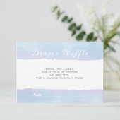 Invitation Boîtier à roulettes DIAPER RAFFLE (Debout devant)