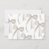 Invitation Boîtier de demande de Fête des mariées Champagne (Dos)