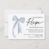 Invitation Boîtier de la demande de Fête des mariées bleue Du (Devant)