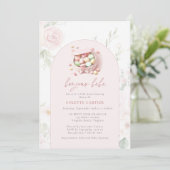 Invitation Bojour Bebe Watercolor Baby shower français (Debout devant)