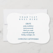 Invitation bokeh de bonne année (Dos)