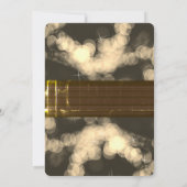 Invitation Bokeh Doctor Stethoscope EKG Retraite Party (Dos)