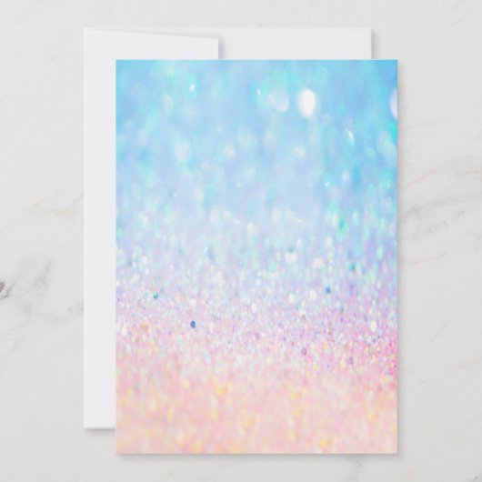 Invitation Bokeh Ombre Parties scintillant Graduation Cap Gra (Dos)