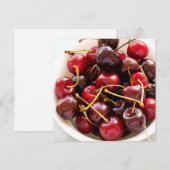 Invitation bol de cerises (Devant / Derrière)