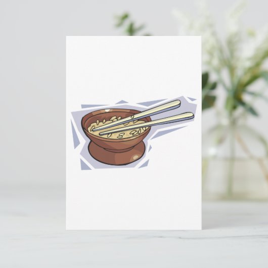 Invitation Bol D'Invitations De Riz (Debout devant)