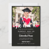 Invitation Bold Custom Graduation Announcement & Party Invite (Dos)