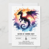 Invitation Bold Dragon Anniversaire numérique (Devant)