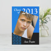 Invitation Bold Fresh Class of 2013 Grad Photo Party (Debout devant)