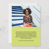 Invitation Bold graduate | Deux fois Photo 2022 Graduation (Dos)