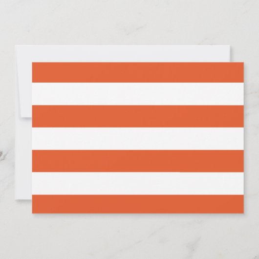 Invitation Bold Stripes fête d'anniversaire (Dos)