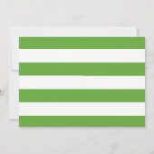 Invitation Bold Stripes fête d'anniversaire (Dos)