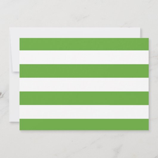 Invitation Bold Stripes fête d'anniversaire (Dos)