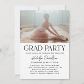 Invitation Bold Typography Multi Photo Grad Party (Dos)