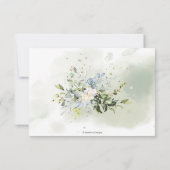 Invitation Bombino Elegant Dusty Blue Gum Eucalyptus (Dos)