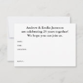 Invitation bon anniversaire bokeh (Dos)