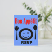 Invitation Bon Appetit (Debout devant)