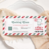 Bon de cadeau de cours de cuisine et de pâtisserie