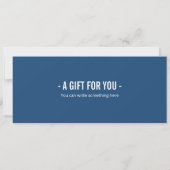 Invitation Bon de cadeau de leçons de voile surprise (Dos)