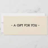 Invitation Bon de Cadeau pour des Cours de Tir à l'Arc (Dos)