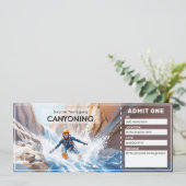 Invitation Bon de canyoning (Debout devant)