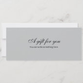 Invitation Bon de réduction de la surface d'achat surprise Wa (Dos)