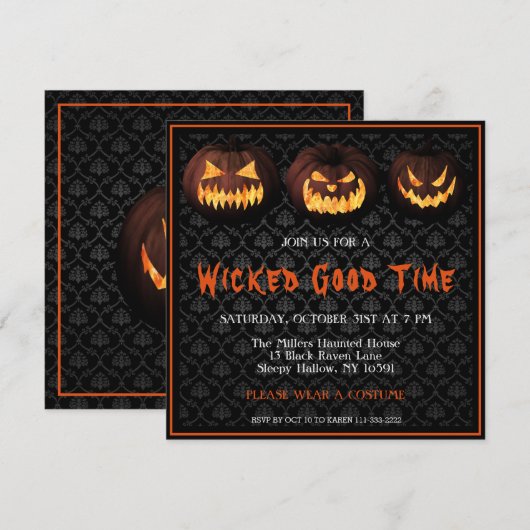 Invitation Bon moment (Devant / Derrière)