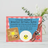 Invitation Bon Petit Déjeuner (Debout devant)