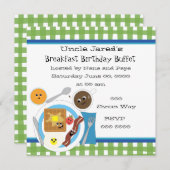 Invitation Bon Petit Déjeuner (Devant / Derrière)