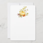 Invitation Bon thanksgiving (Dos)