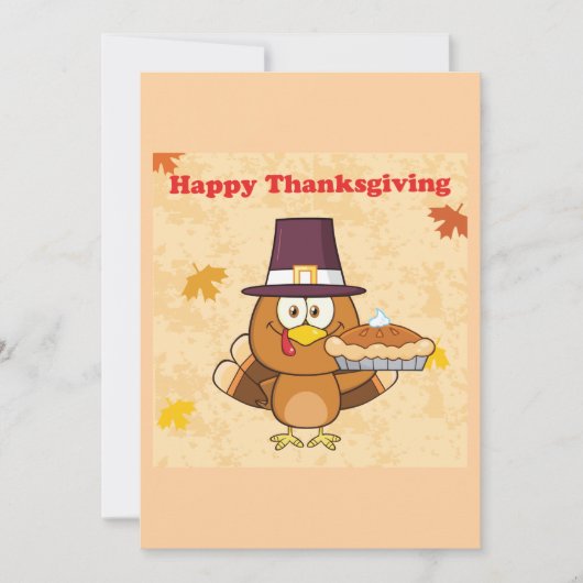 Invitation Bon thanksgiving (Devant)