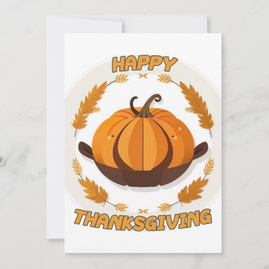 Invitation bon thanksgiving (Devant)