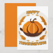 Invitation bon thanksgiving (Devant / Derrière)