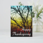 Invitation Bon thanksgiving (arbre fantôme) (Debout devant)