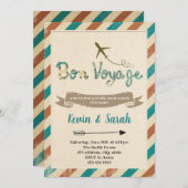 Invitation Bon voyage (Devant / Derrière)