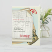 Invitation Bon Voyage (Debout devant)