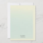 Invitation Bon Voyage (Dos)