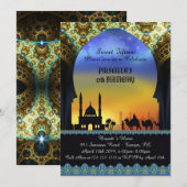 Invitation Bonbon quinze, anniversaire, invitation, mille et (Devant / Derrière)