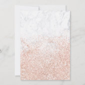 Invitation Bonbon rose 16 à marbre de typographie de parties (Dos)